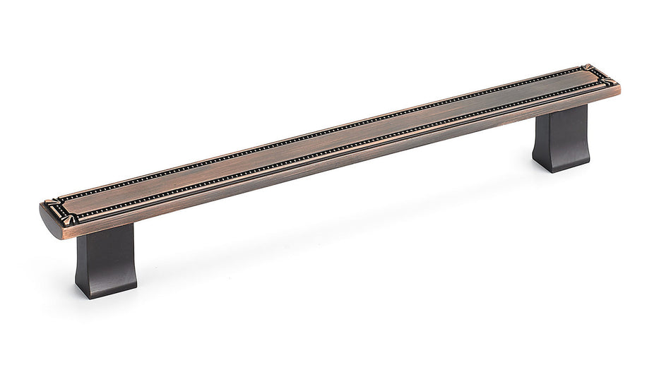 Richelieu BP780192BORB: 192mm cc Brossard Cabinet Pull - Brushed Oil Rubbed Bronze