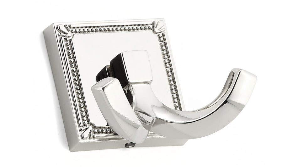 Richelieu BP7802180: 2-1/4" Transitional Double Coat Hook - Polished Nickel