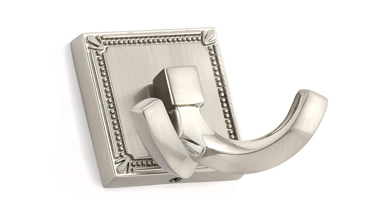 Richelieu BP7802195: 2-1/4" Transitional Double Coat Hook - Brushed Nickel