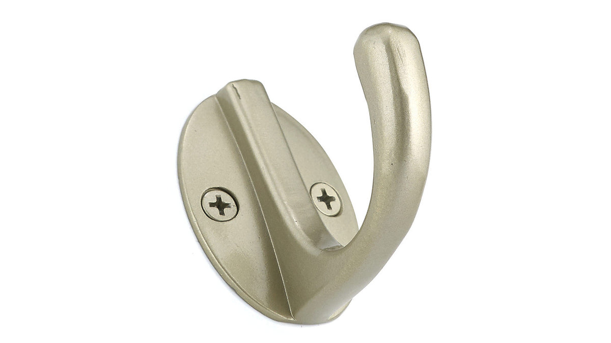 Richelieu BP78022184: 2-1/8" Utility Single Wall Hook - Matte Nickel