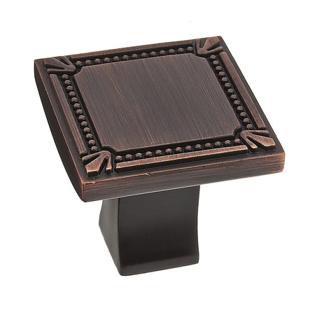 Richelieu BP78035BORB: 35mm Brossard Cabinet Knob - Brushed Oil Rubbed Bronze