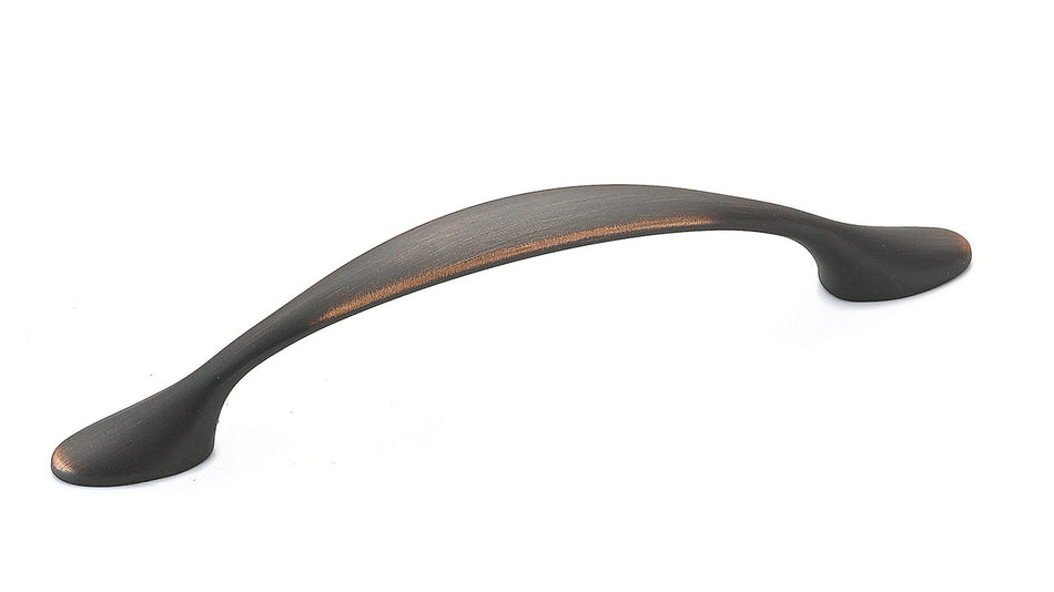 Richelieu BP7814BORB: 96mm cc Laurelton Cabinet Pull - Brushed Oil Rubbed Bronze