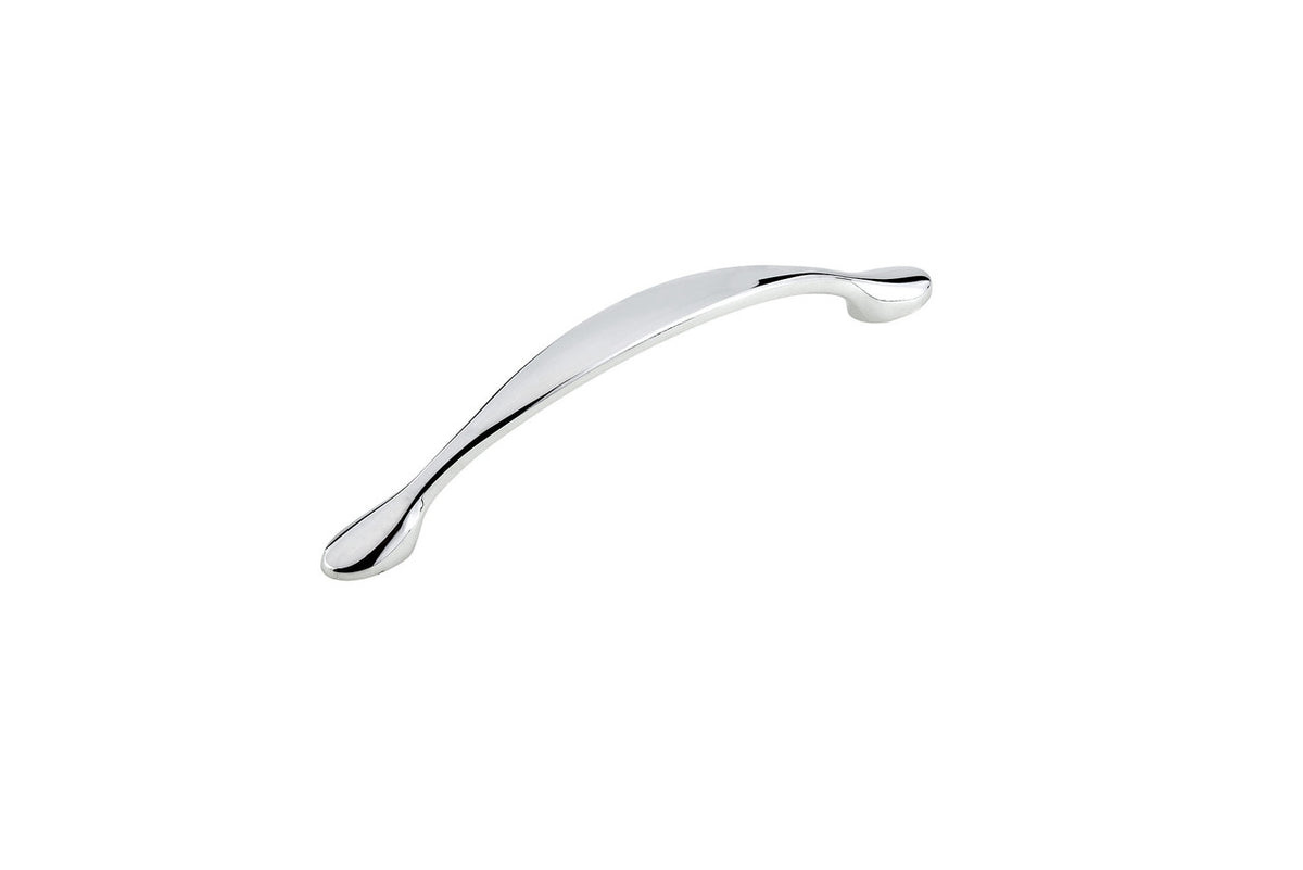 Richelieu BP7815140: 128mm cc Laurelton Cabinet Pull - Polished Chrome