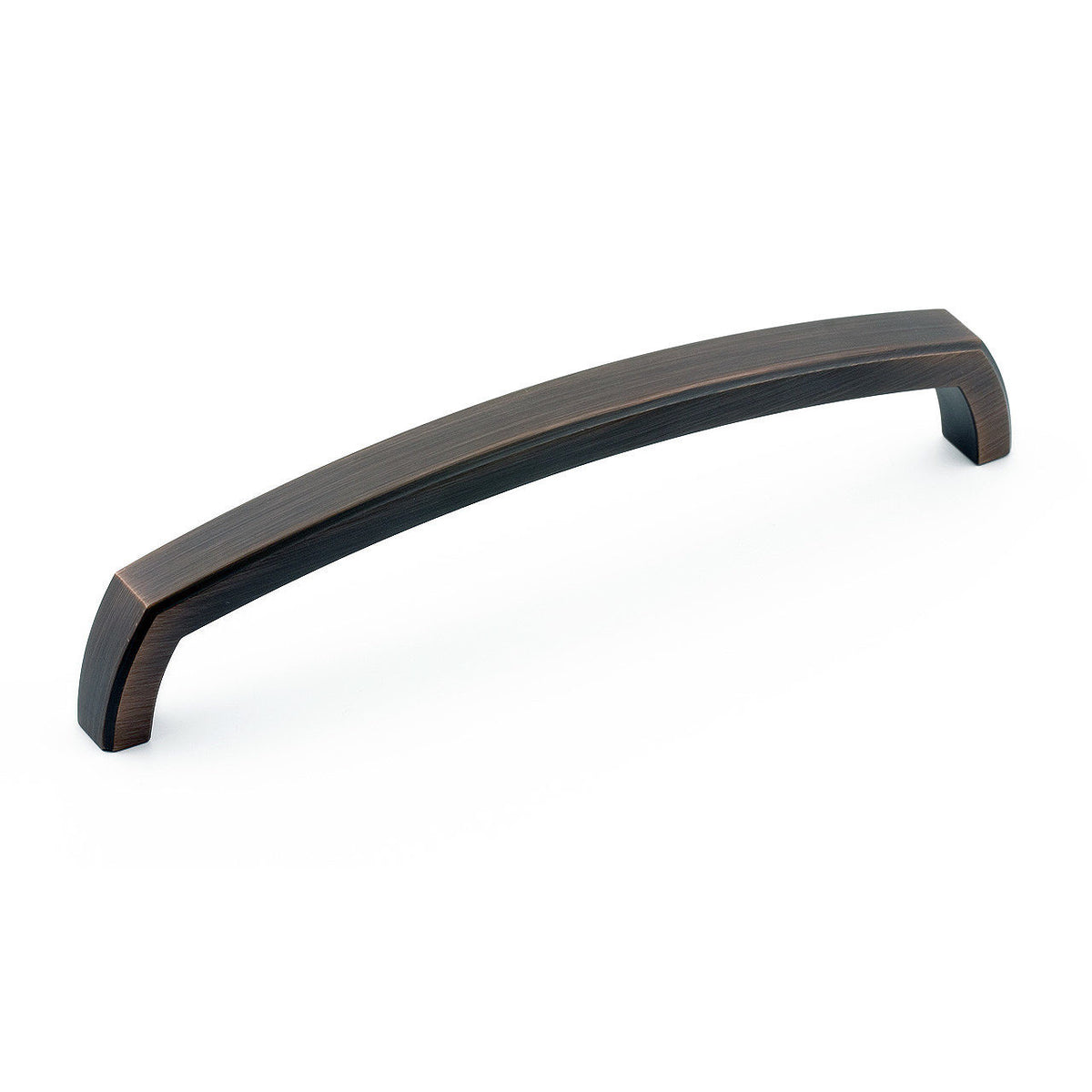 Richelieu BP785160BORB: 160mm cc Prevost Curved Bar Cabinet Pull - Brushed Oil Rubbed Bronze