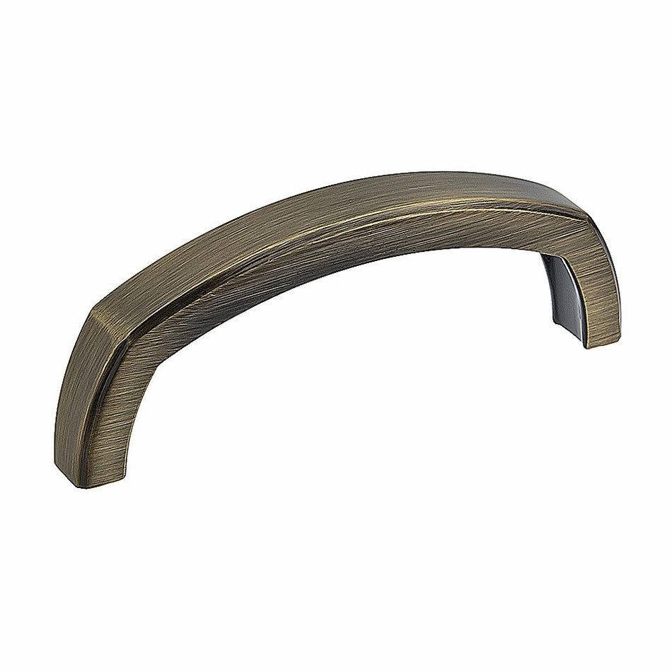 Richelieu BP78576AE: 3" cc Prevost Cabinet Pull - Antique English