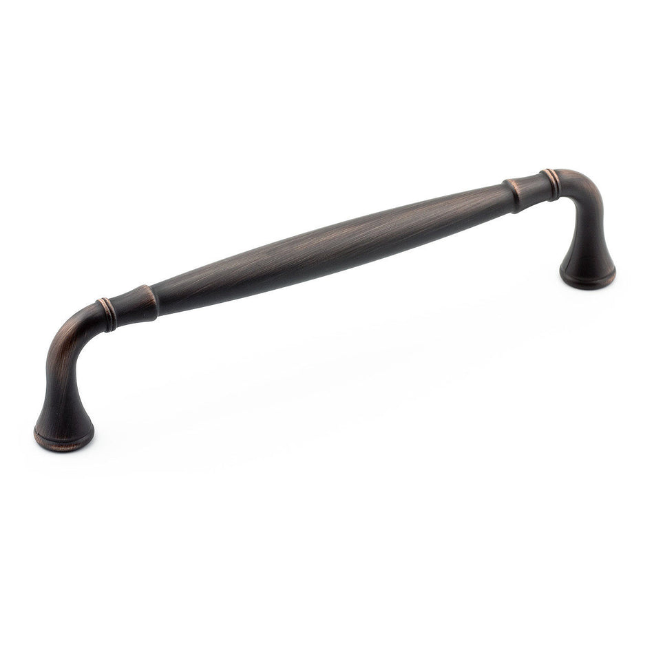 Richelieu BP790160BORB: 160mm cc Candiac Cabinet Pull - Brushed Oil Rubbed Bronze