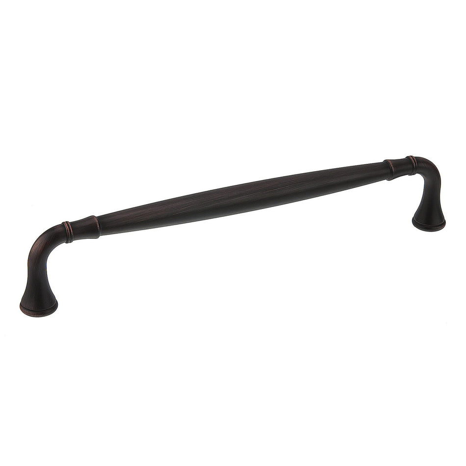 Richelieu BP790192BORB: 192mm cc Candiac Cabinet Pull - Brushed Oil Rubbed Bronze