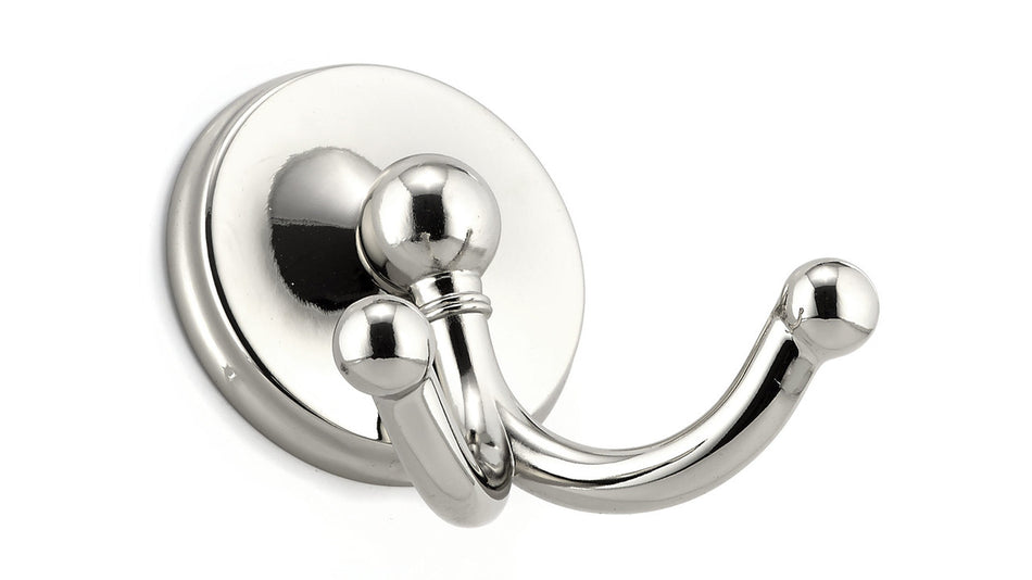 Richelieu BP7902180: 2-3/4" Transitional Double Horizontal Coat Hook - Polished Nickel