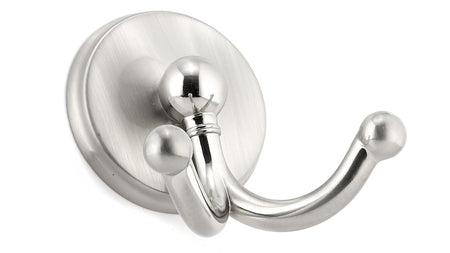Richelieu BP7902195: 2-3/4" Transitional Double Horizontal Coat Hook - Brushed Nickel