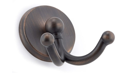 Richelieu BP7902BORB: 2-3/4" Transitional Double Horizontal Coat Hook - Brushed Oil Rubbed Bronze