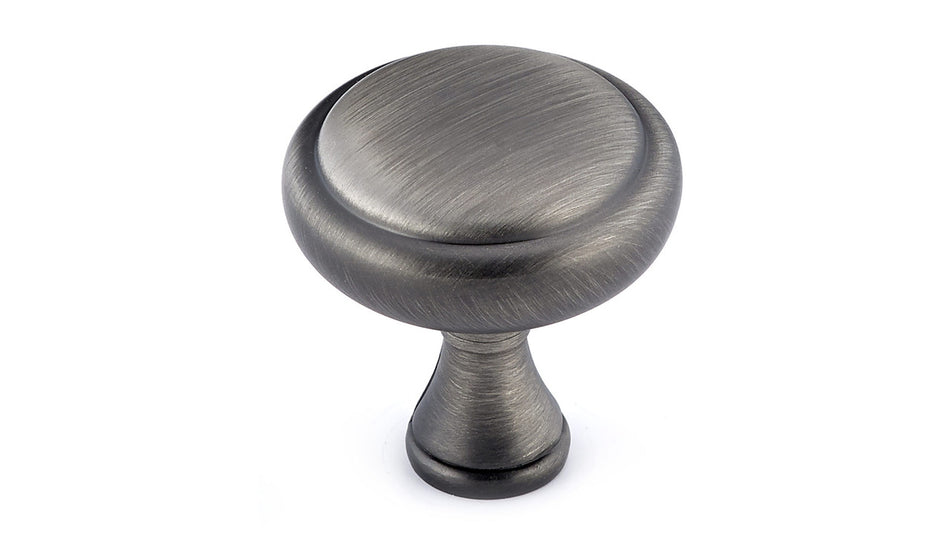 Richelieu BP79032143: 1-1/4" Candiac Cabinet Knob - Antique Nickel