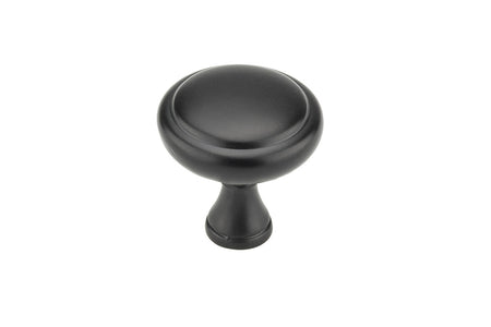 Richelieu BP79032900: 1-1/4" Candiac Cabinet Knob - Matte Black