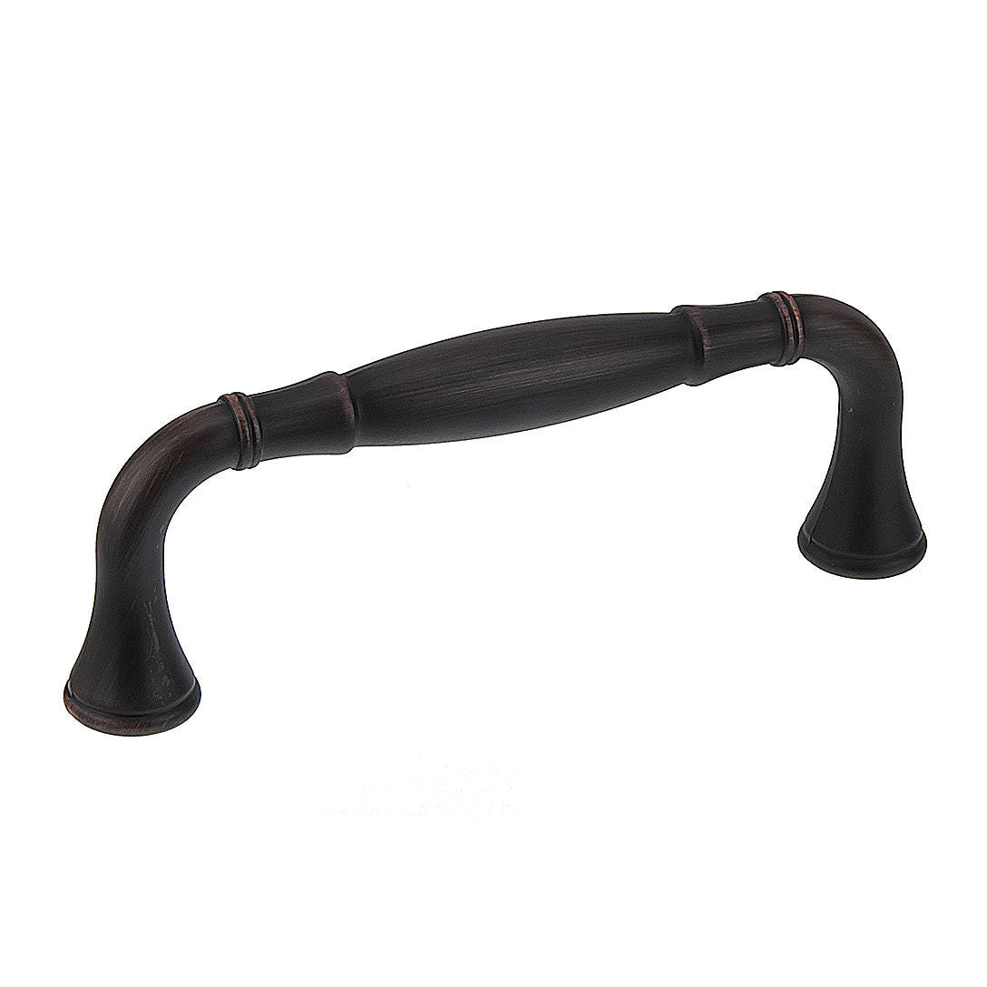 Richelieu BP79096BORB: 96mm cc Candiac Cabinet Pull - Brushed Oil Rubbed Bronze