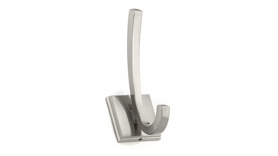 Richelieu BP7951195: 4-7/8" Transitional Double Coat Hook - Brushed Nickel