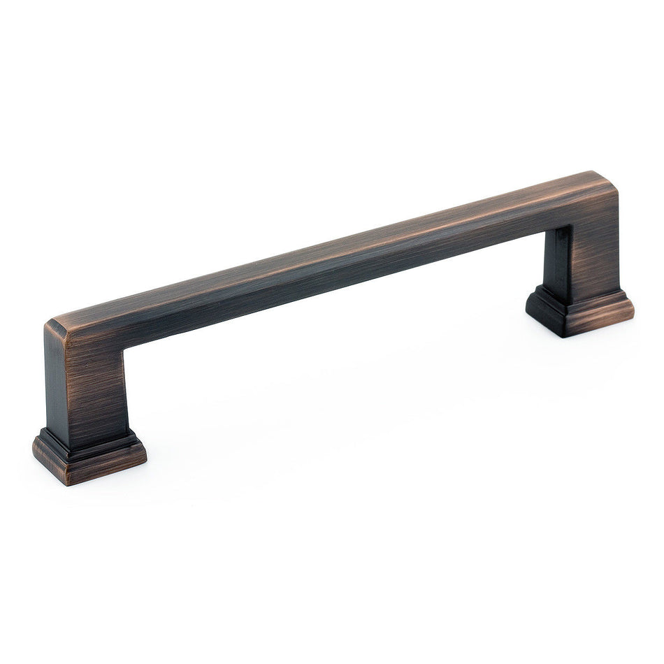 Richelieu BP795128BORB: 128mm cc Mirabel Cabinet Pull - Brushed Oil Rubbed Bronze