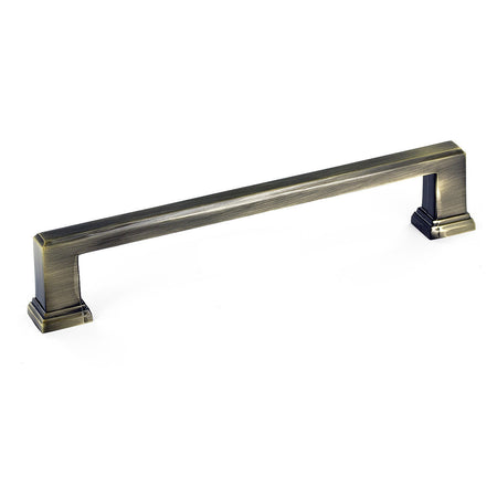 Richelieu BP795160AE: 160mm cc Mirabel Cabinet Pull - Antique English