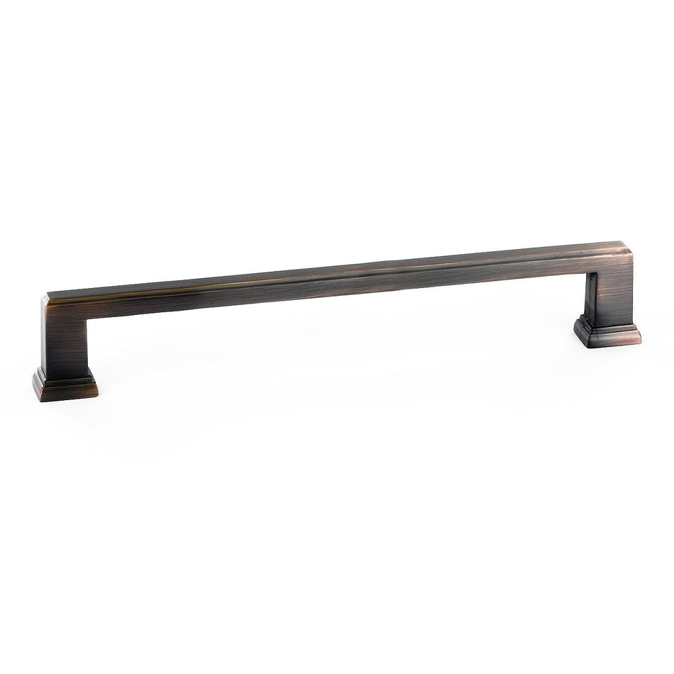 Richelieu BP795192BORB: 192mm cc Mirabel Square Bar Cabinet Pull - Brushed Oil Rubbed Bronze
