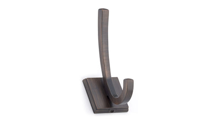 Richelieu BP7951BORB: 4-7/8" Transitional Double Wall Hook - Brushed Oil Rubbed Bronze