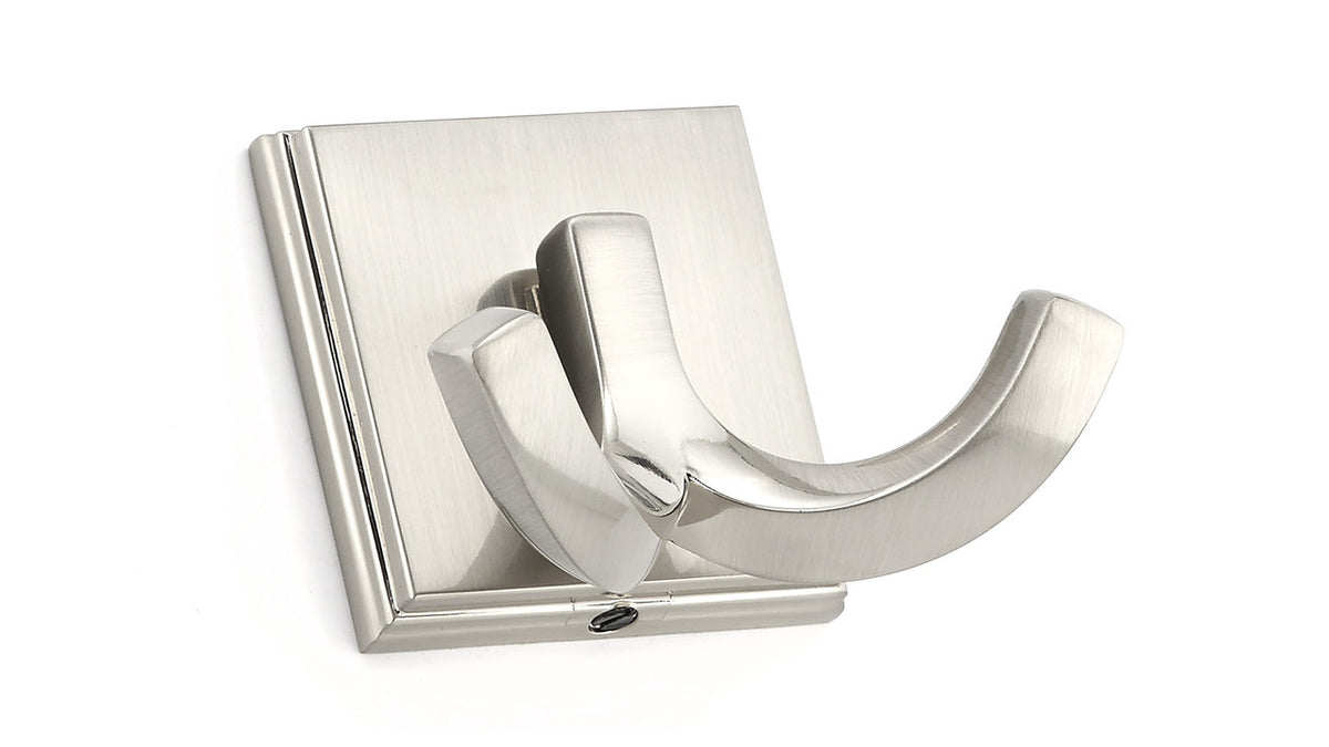 Richelieu BP7952195: 2-1/8" Transitional Double Coat Hook - Brushed Nickel