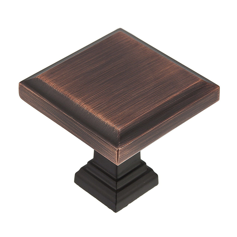 Richelieu BP79532BORB: 1-1/4" Mirabel Cabinet Knob - Brushed Oil Rubbed Bronze