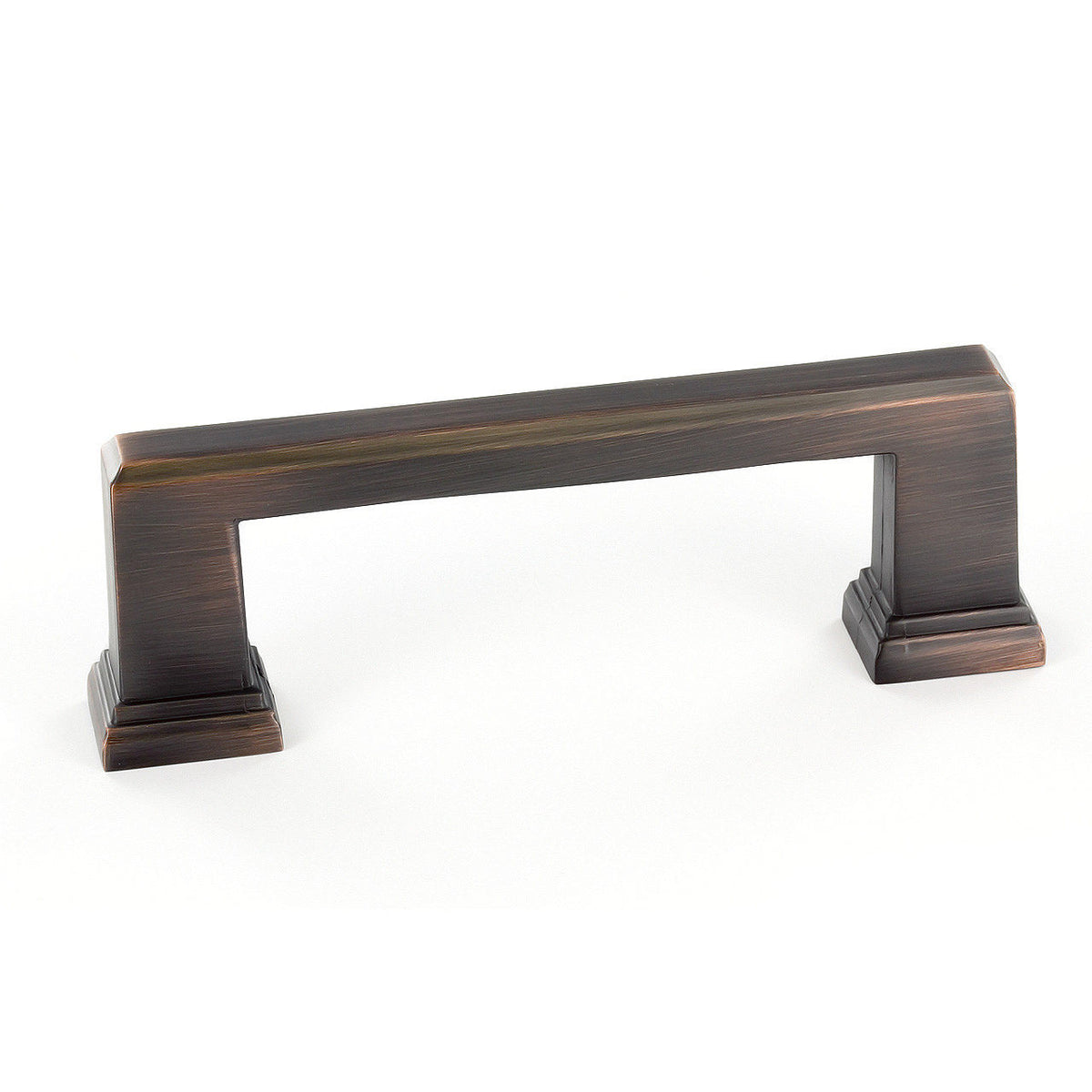 Richelieu BP79596BORB: 96mm cc Mirabel Cabinet Pull - Brushed Oil Rubbed Bronze