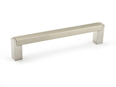 Richelieu BP801128195: 128mm cc Laconia Cabinet Pull - Brushed Nickel