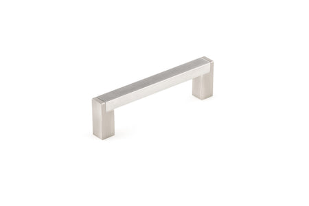 Richelieu BP80196195: 96mm cc Expression Square Bar Cabinet Pull - Brushed Nickel