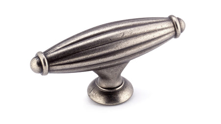Richelieu BP8061865903: 2-9/16" Madeleine T-Bar Cabinet Knob - Antique Iron