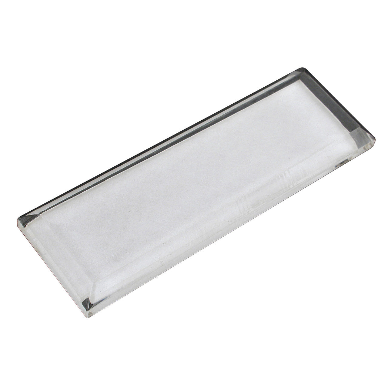 Richelieu BP80811: 3" Mornac Cabinet Pull (adhesive mount) - Clear Acrylic