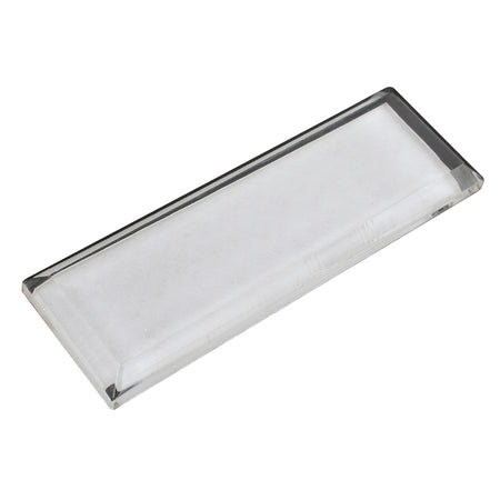 Richelieu BP80811: 3" Mornac Cabinet Pull (adhesive mount) - Clear Acrylic