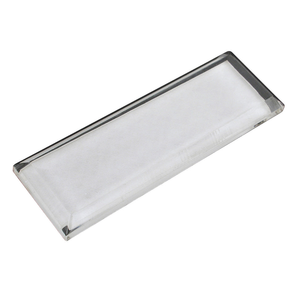 Richelieu BP80811: 3" Mornac Cabinet Pull (adhesive mount) - Clear Acrylic