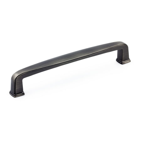 Richelieu BP810128143: 128mm cc Charlemangne Cabinet Pull - Antique Nickel