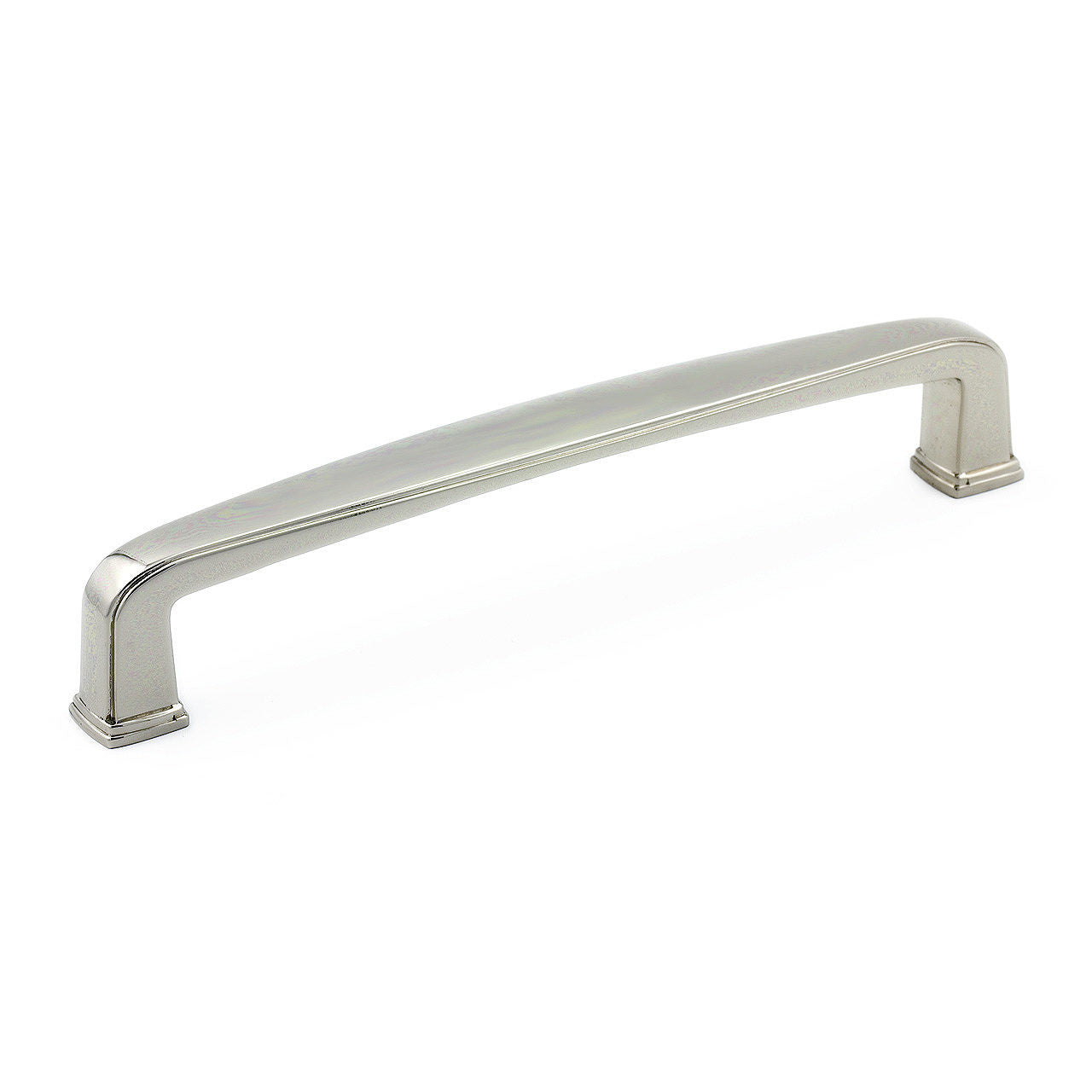 Richelieu BP810128180: 128mm cc Charlemangne Cabinet Pull - Polished Nickel