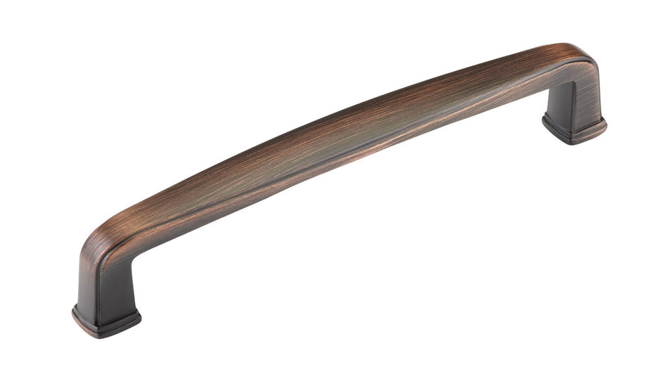Richelieu BP810128BORB: 128mm cc Charlemangne Cabinet Pull - Brushed Oil Rubbed Bronze