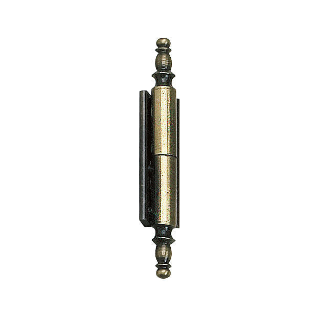 Richelieu BP810150AE: 3-5/8" Traditional Split Hinge w/Steeple Finial - Antique English