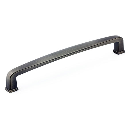 Richelieu BP810160143: 160mm cc Charlemangne Cabinet Pull - Antique Nickel
