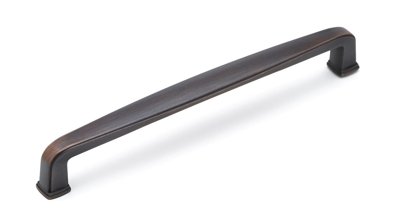 Richelieu BP810160BORB: 160mm cc Charlemangne Cabinet Pull - Brushed Oil Rubbed Bronze
