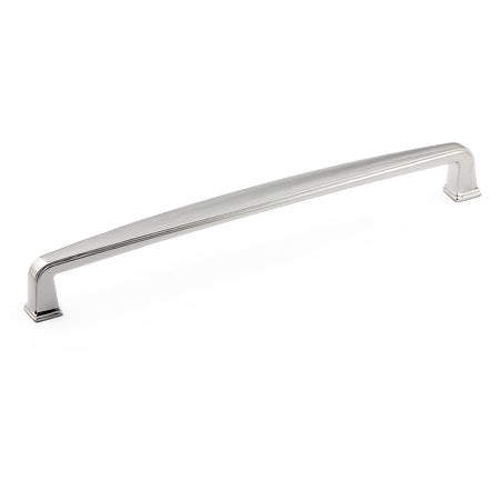 Richelieu BP810192180: 192mm cc Charlemangne Cabinet Pull - Polished Nickel