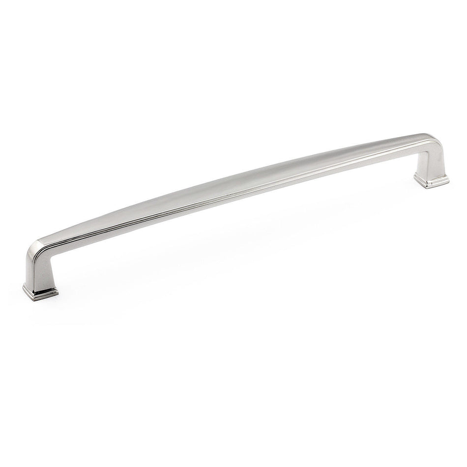 Richelieu BP810192180: 192mm cc Charlemangne Cabinet Pull - Polished Nickel