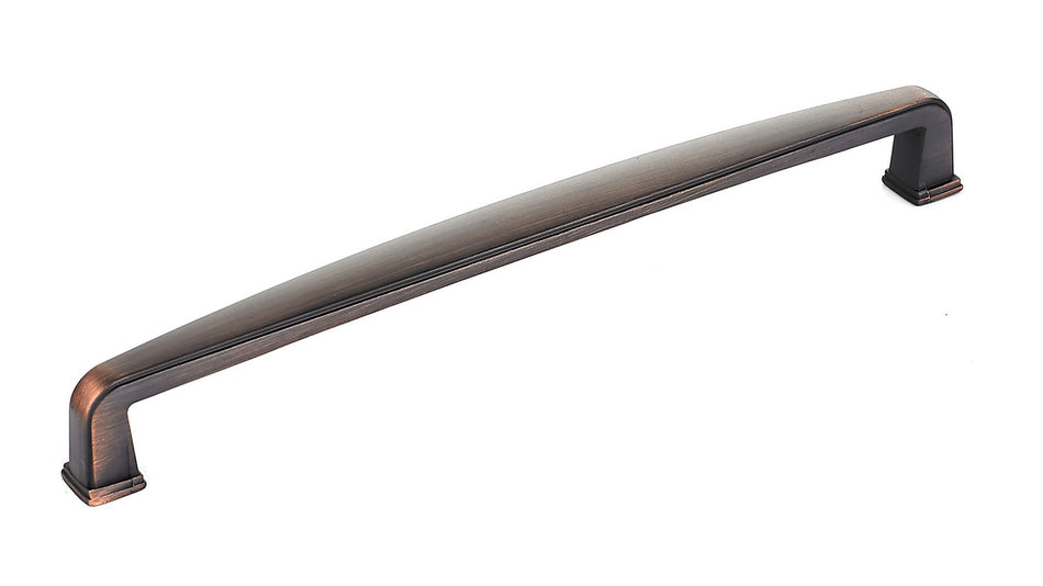 Richelieu BP810192BORB: 192mm cc Charlemangne Cabinet Pull - Brushed Oil Rubbed Bronze