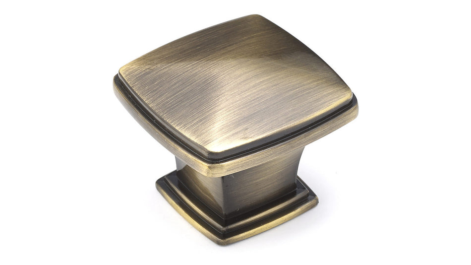 Richelieu BP81045AE: 43mm Charlemangne Cabinet Knob - Antique English