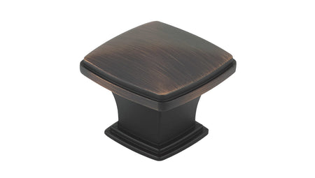 Richelieu BP81045BORB: 43mm Charlemangne Cabinet Knob - Brushed Oil Rubbed Bronze