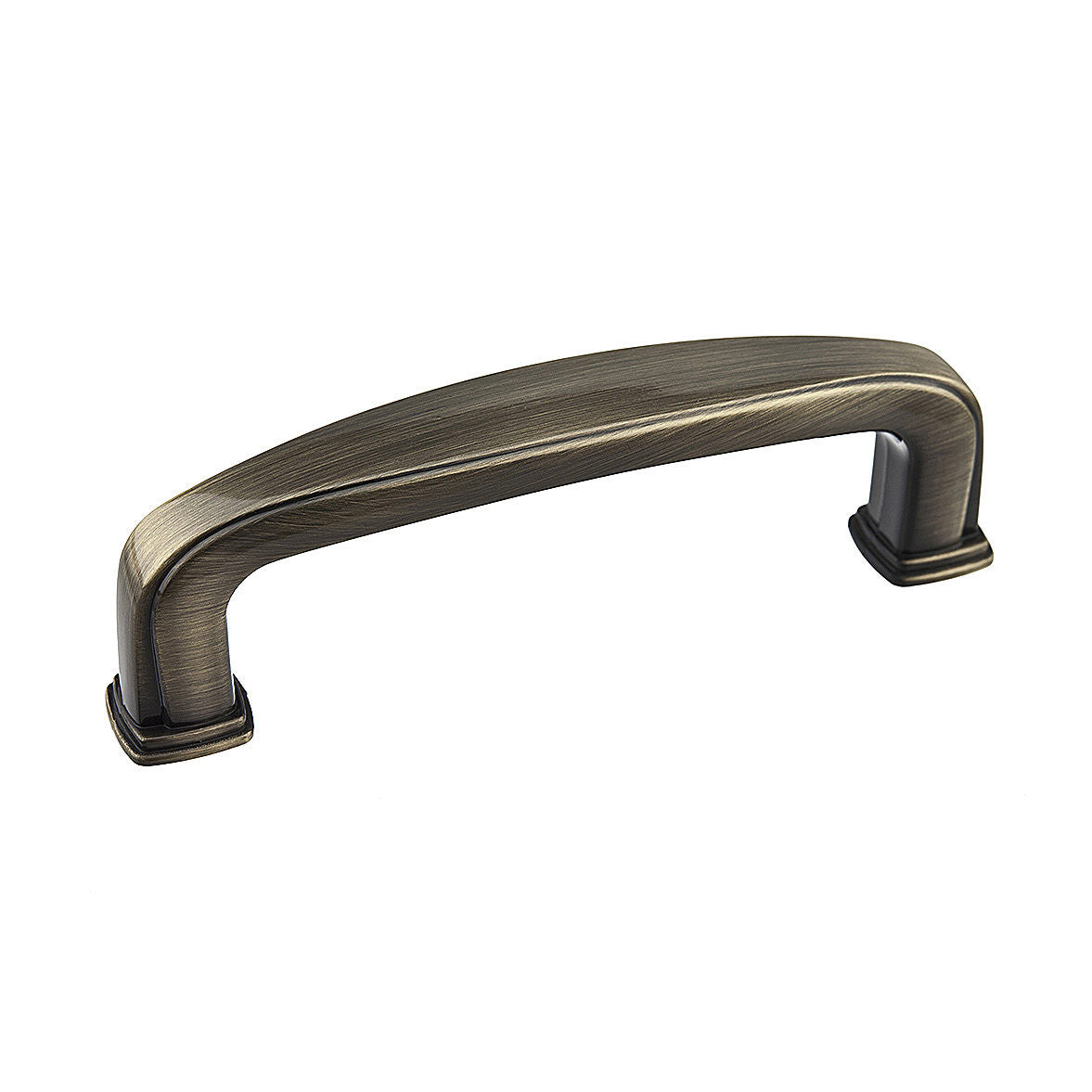 Richelieu BP81076AE: 3" cc Charlemangne Cabinet Pull - Antique English