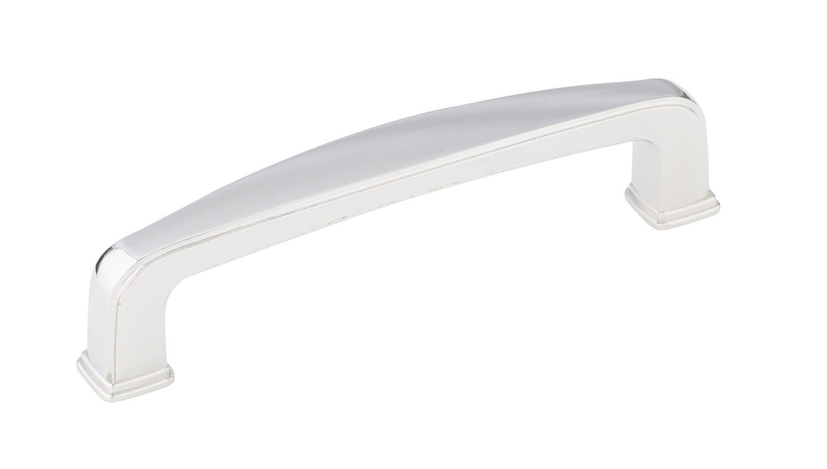 Richelieu BP81092180: 96mm cc Charlemangne Cabinet Pull - Polished Nickel