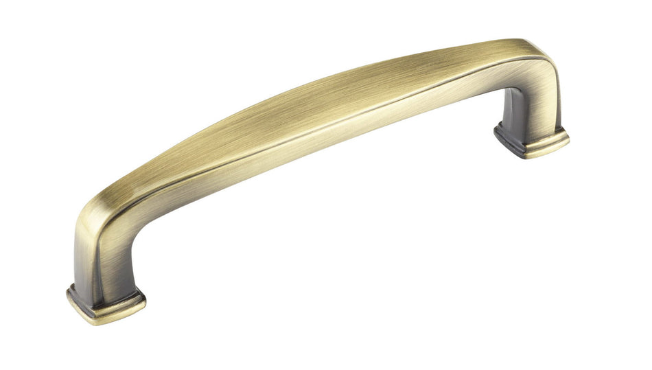 Richelieu BP81092AE: 96mm cc Charlemangne Cabinet Pull - Antique English