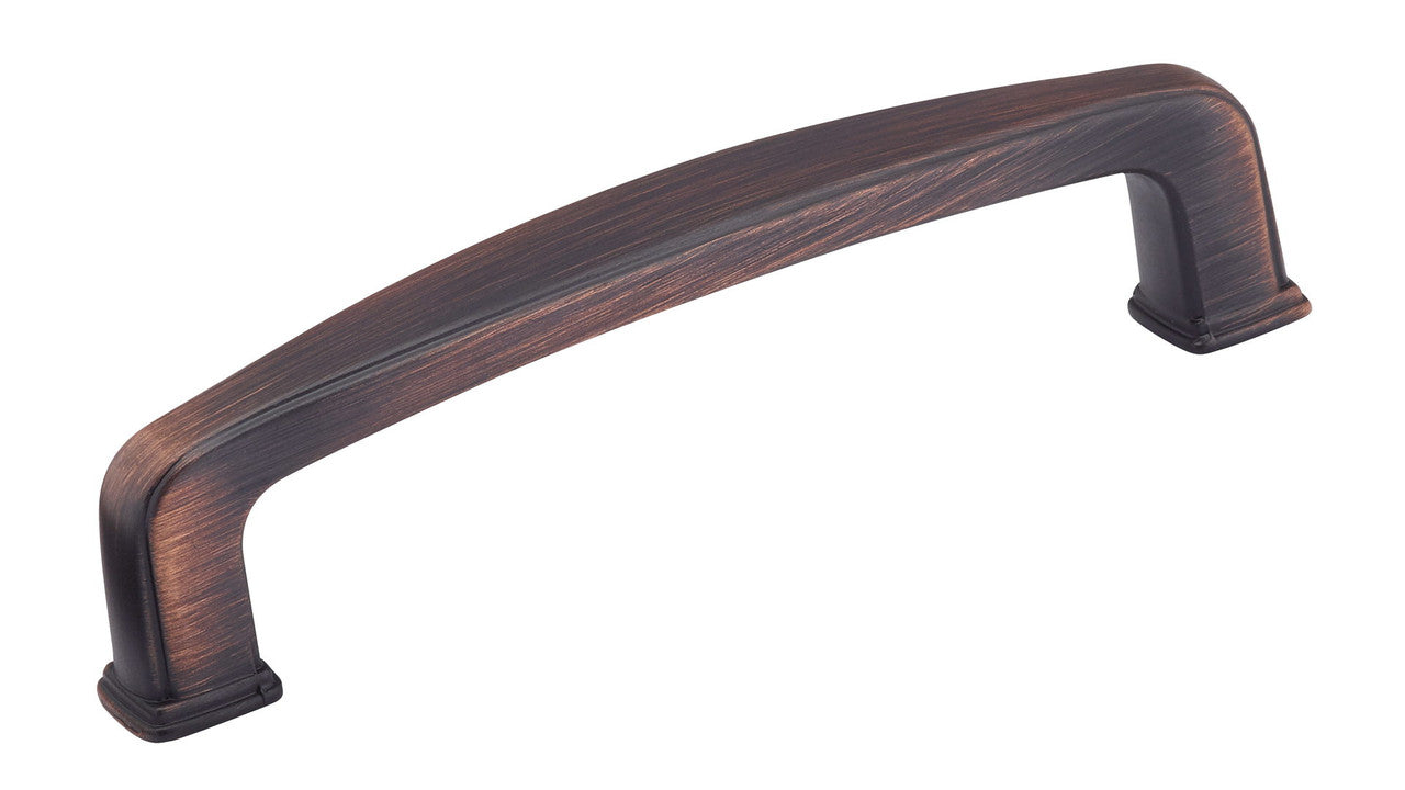 Richelieu BP81092BORB: 96mm cc Charlemangne Cabinet Pull - Brushed Oil Rubbed Bronze