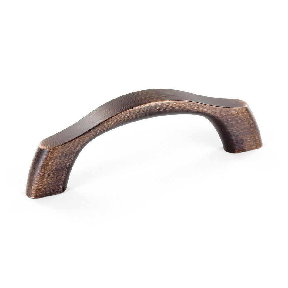 Richelieu BP81176BORB: 3" cc Newtonbrook Cabinet Pull - Brushed Oil Rubbed Bronze