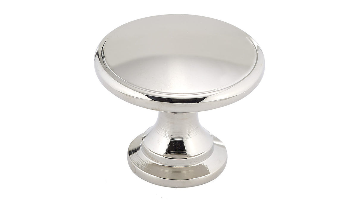 Richelieu BP81224180: 1-3/4" Mont-Royal Cabinet Knob - Polished Nickel