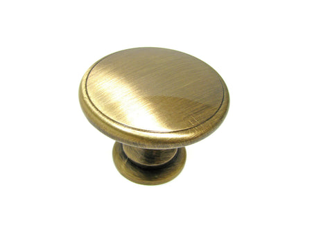 Richelieu BP81224AE: 1-3/4" Mont-Royal Cabinet Knob - Antique English