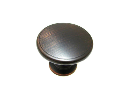Richelieu BP81224BORB: 1-3/4" Mont-Royal Cabinet Knob - Brushed Oil Rubbed Bronze